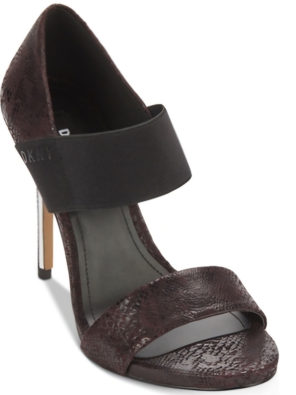 DKNY Iva Dress Sandals in a Deep Garnet Color Women's Size 8